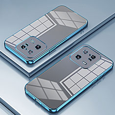 Funda Silicona Ultrafina Carcasa Transparente SY1 para Xiaomi Mi 13 Pro 5G Azul