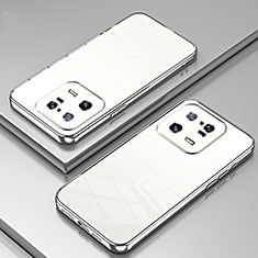 Funda Silicona Ultrafina Carcasa Transparente SY1 para Xiaomi Mi 13 Pro 5G Plata