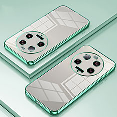 Funda Silicona Ultrafina Carcasa Transparente SY1 para Xiaomi Mi 13 Ultra 5G Verde