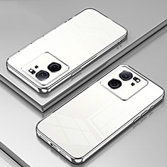 Funda Silicona Ultrafina Carcasa Transparente SY1 para Xiaomi Mi 13T Pro 5G Plata