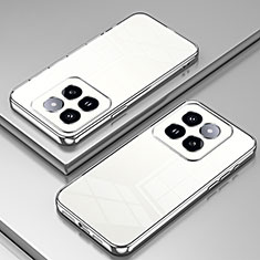 Funda Silicona Ultrafina Carcasa Transparente SY1 para Xiaomi Mi 14 5G Plata