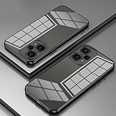 Funda Silicona Ultrafina Carcasa Transparente SY1 para Xiaomi Poco F5 5G Negro