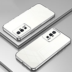 Funda Silicona Ultrafina Carcasa Transparente SY1 para Xiaomi Poco F5 Pro 5G Plata