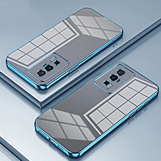 Funda Silicona Ultrafina Carcasa Transparente SY1 para Xiaomi Redmi K60 Pro 5G Azul