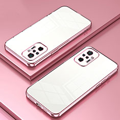 Funda Silicona Ultrafina Carcasa Transparente SY1 para Xiaomi Redmi Note 10 Pro 4G Oro Rosa