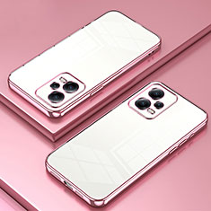 Funda Silicona Ultrafina Carcasa Transparente SY1 para Xiaomi Redmi Note 12 5G Oro Rosa