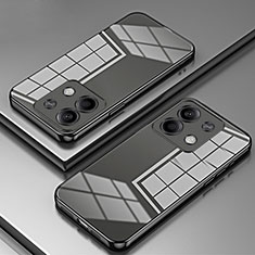 Funda Silicona Ultrafina Carcasa Transparente SY1 para Xiaomi Redmi Note 13 5G Negro