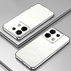 Funda Silicona Ultrafina Carcasa Transparente SY1 para Xiaomi Redmi Note 13 Pro 5G Plata