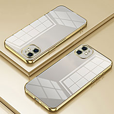 Funda Silicona Ultrafina Carcasa Transparente SY2 para Apple iPhone 11 Oro