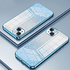 Funda Silicona Ultrafina Carcasa Transparente SY2 para Apple iPhone 14 Azul