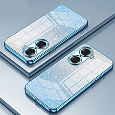 Funda Silicona Ultrafina Carcasa Transparente SY2 para Huawei Honor 60 Pro 5G Azul