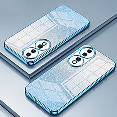 Funda Silicona Ultrafina Carcasa Transparente SY2 para Huawei Honor 70 5G Azul