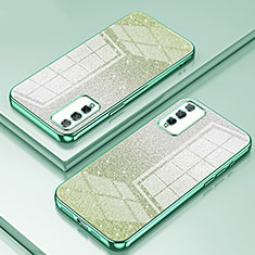 Funda Silicona Ultrafina Carcasa Transparente SY2 para Huawei Honor Play4T Pro Verde