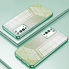 Funda Silicona Ultrafina Carcasa Transparente SY2 para Huawei Honor X10 5G Verde
