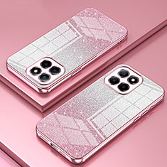 Funda Silicona Ultrafina Carcasa Transparente SY2 para Huawei Honor X6a Oro Rosa