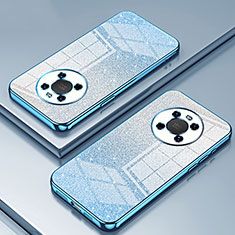 Funda Silicona Ultrafina Carcasa Transparente SY2 para Huawei Mate 40 Azul