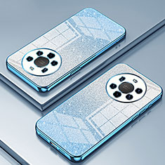 Funda Silicona Ultrafina Carcasa Transparente SY2 para Huawei Mate 40 Pro+ Plus Azul