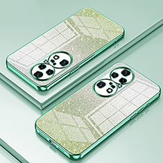 Funda Silicona Ultrafina Carcasa Transparente SY2 para Huawei P50 Pro Verde