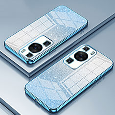Funda Silicona Ultrafina Carcasa Transparente SY2 para Huawei P60 Azul