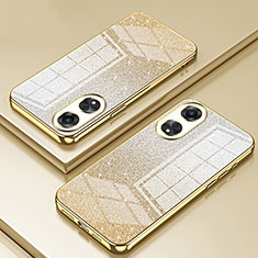 Funda Silicona Ultrafina Carcasa Transparente SY2 para Oppo A78 5G Oro