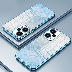 Funda Silicona Ultrafina Carcasa Transparente SY2 para Xiaomi Poco F5 5G Azul