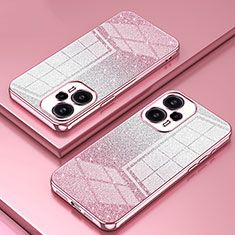 Funda Silicona Ultrafina Carcasa Transparente SY2 para Xiaomi Poco F5 5G Oro Rosa