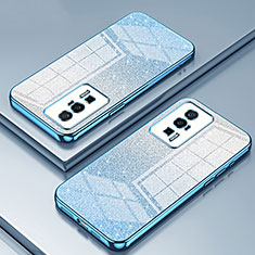Funda Silicona Ultrafina Carcasa Transparente SY2 para Xiaomi Poco F5 Pro 5G Azul