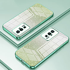 Funda Silicona Ultrafina Carcasa Transparente SY2 para Xiaomi Redmi K60 5G Verde