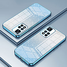 Funda Silicona Ultrafina Carcasa Transparente SY2 para Xiaomi Redmi Note 11 Pro 5G Azul