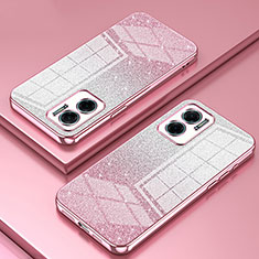 Funda Silicona Ultrafina Carcasa Transparente SY2 para Xiaomi Redmi Note 11E 5G Oro Rosa
