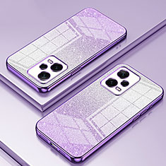 Funda Silicona Ultrafina Carcasa Transparente SY2 para Xiaomi Redmi Note 12 Pro+ Plus 5G Morado