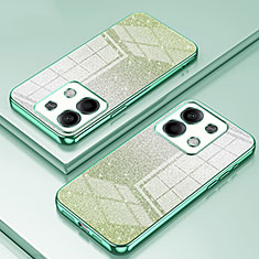 Funda Silicona Ultrafina Carcasa Transparente SY2 para Xiaomi Redmi Note 13 5G Verde