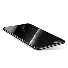 Funda Silicona Ultrafina Carcasa Transparente T08 para Apple iPhone 6 Plus Negro