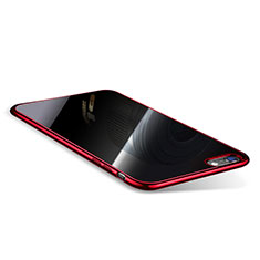 Funda Silicona Ultrafina Carcasa Transparente T08 para Apple iPhone 6 Plus Rojo