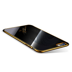 Funda Silicona Ultrafina Carcasa Transparente T08 para Apple iPhone 6S Plus Oro