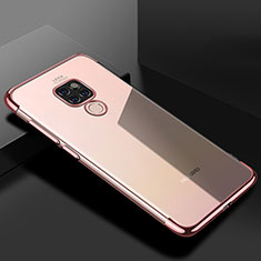 Funda Silicona Ultrafina Carcasa Transparente U01 para Huawei Mate 20 Oro Rosa