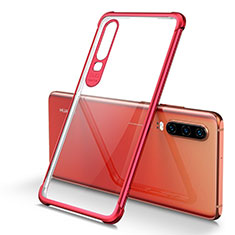Funda Silicona Ultrafina Carcasa Transparente U01 para Huawei P30 Rojo