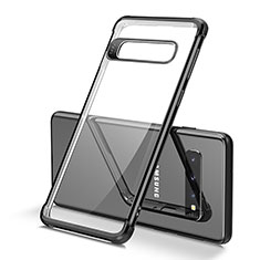 Funda Silicona Ultrafina Carcasa Transparente U01 para Samsung Galaxy S10 Negro