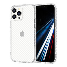 Funda Silicona Ultrafina Carcasa Transparente YJ1 para Apple iPhone 12 Pro Max Claro