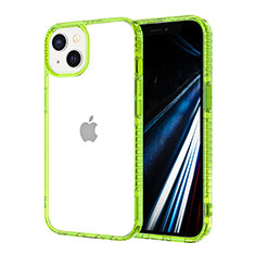 Funda Silicona Ultrafina Carcasa Transparente YJ2 para Apple iPhone 13 Verde