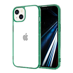Funda Silicona Ultrafina Carcasa Transparente YJ2 para Apple iPhone 13 Verde Noche