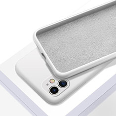 Funda Silicona Ultrafina Goma 360 Grados Carcasa C01 para Apple iPhone 11 Blanco