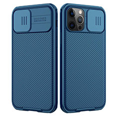 Funda Silicona Ultrafina Goma 360 Grados Carcasa C01 para Apple iPhone 12 Pro Max Azul