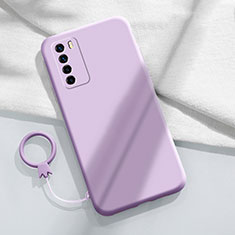 Funda Silicona Ultrafina Goma 360 Grados Carcasa C01 para Huawei Honor Play4 5G Purpura Claro