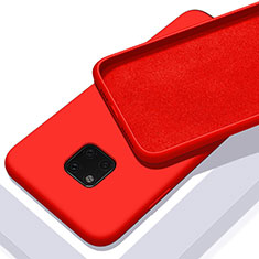 Funda Silicona Ultrafina Goma 360 Grados Carcasa C01 para Huawei Mate 20 Pro Rojo