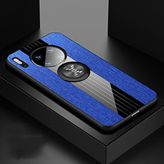 Funda Silicona Ultrafina Goma 360 Grados Carcasa C01 para Huawei Mate 30 Azul