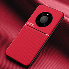 Funda Silicona Ultrafina Goma 360 Grados Carcasa C01 para Huawei Mate 40 Rojo