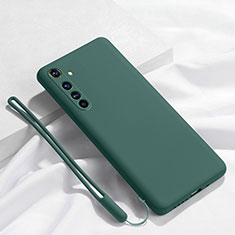 Funda Silicona Ultrafina Goma 360 Grados Carcasa C01 para Realme X50 Pro 5G Verde