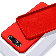 Funda Silicona Ultrafina Goma 360 Grados Carcasa C01 para Samsung Galaxy A80 Rojo