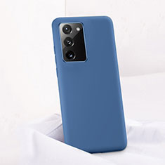 Funda Silicona Ultrafina Goma 360 Grados Carcasa C01 para Samsung Galaxy Note 20 5G Azul